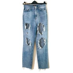 BDG Destructed Mom High Rise Jeans Women’s Size 24 00 distessed ripped